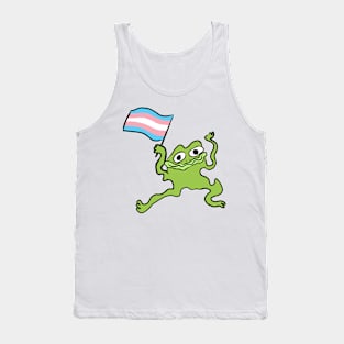 Transgender Pride Froggy Tank Top